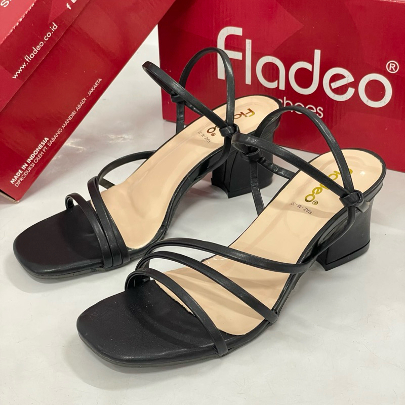 FLADEO sandal tali heels 5 cm wanita i18