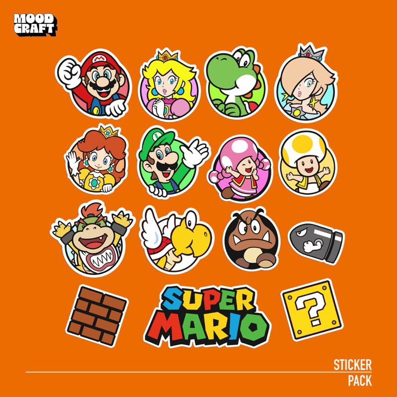 

Sticker Vinyl Super Mario - Sticker Pack | SP - 026