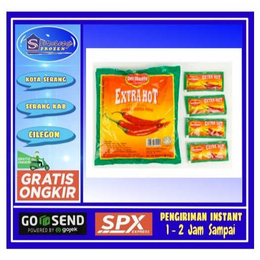 

Saos Extra Pedas Delmonte Sachet,Saus Saset Pedas, Serang Frozen