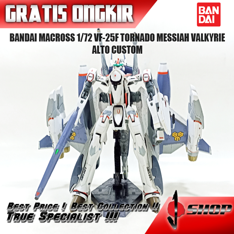 BANDAI MACROSS 1/72 VF-25F TORNADO MESSIAH VALKYRIE ALTO CUSTOM MCRS18