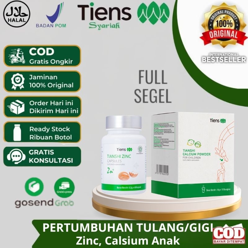 Tiens Paket Produk Pertumbuhan tulang dan gigi anak