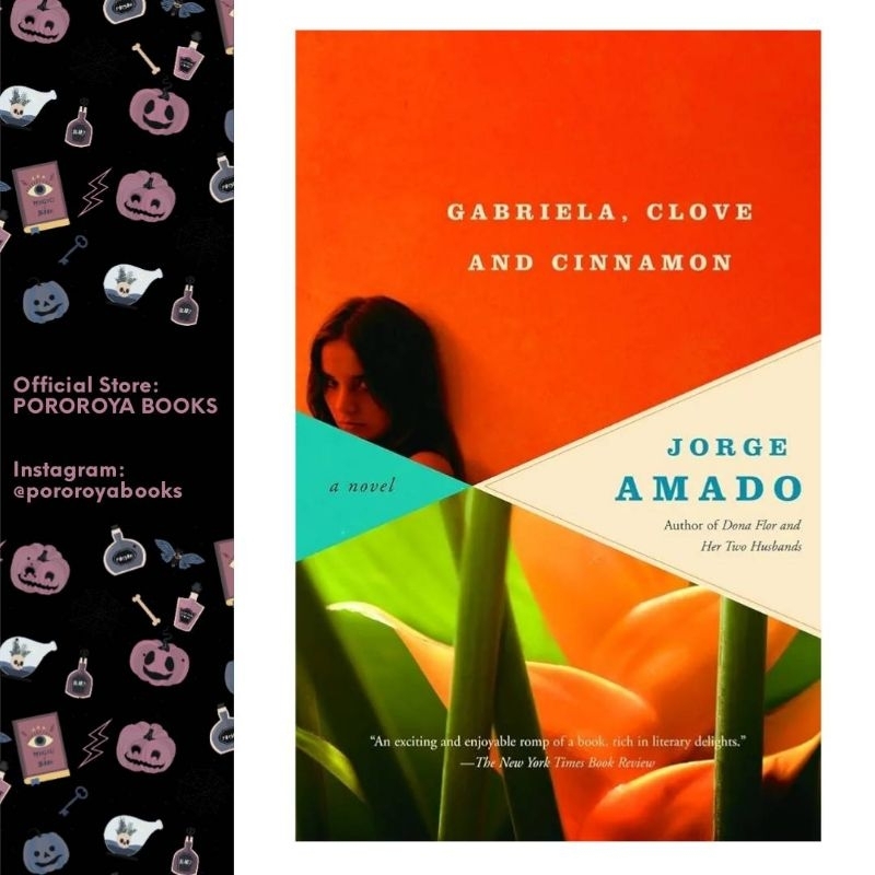 100% ORI Novel Jorge Amado GABRIELA CLOVE AND CINNAMON English Book Import Vintage Publisher South A