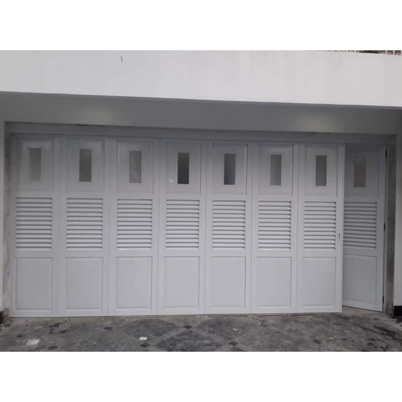 pintu garasi panel aluminium