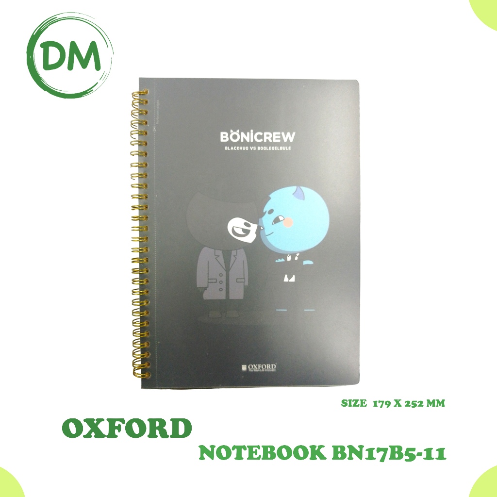 

￼BN17B5-11 NOTEBOOK OXFORD AESTHETIC BUKU TULIS catatan SPIRAL 80S ISI POLOS