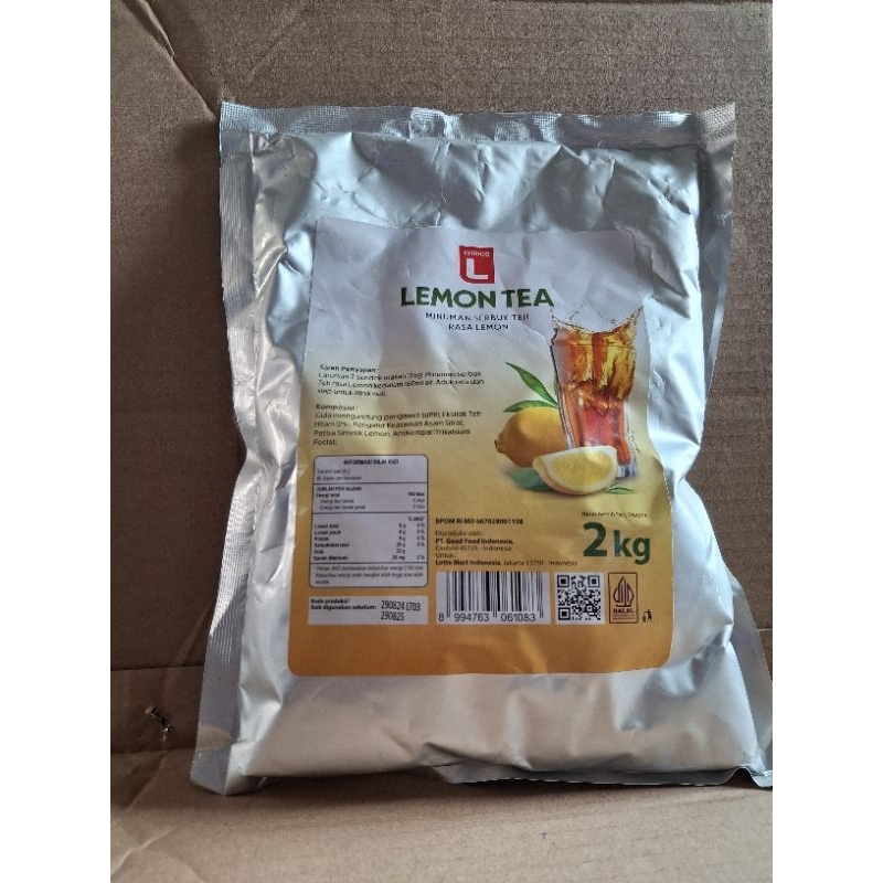 

bubuk minuman L choice lemon tea ecer