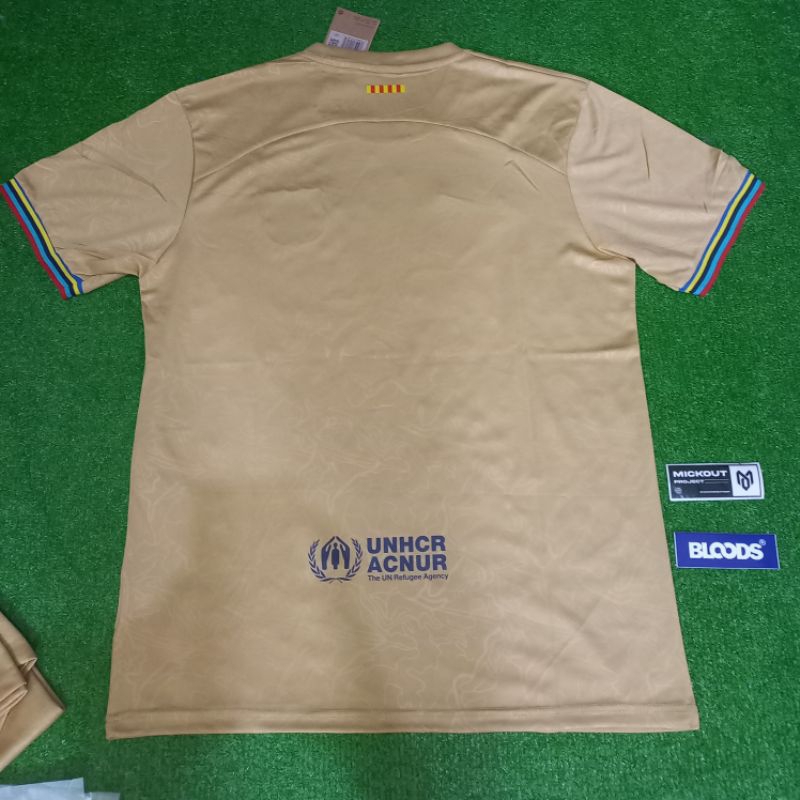 Jersey Bola Barcelona Away 2022 2023 Grade Ori