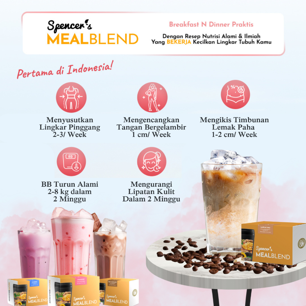 

NG Spencer's MealBlend - Meal Replacement Langsing Alami Spencer Meal Blend (Bonus
