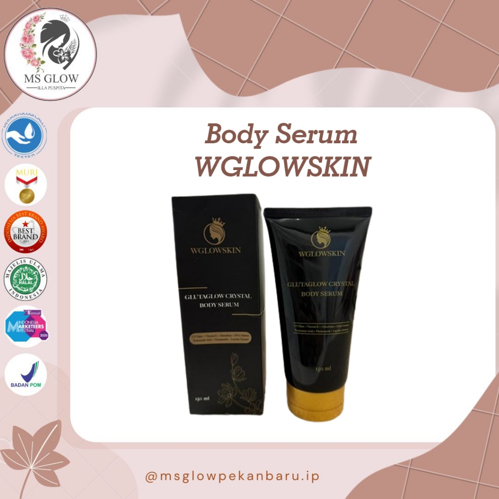 WGLOWSKIN GLUTAGLOW CRYSTAL BODY SERUM