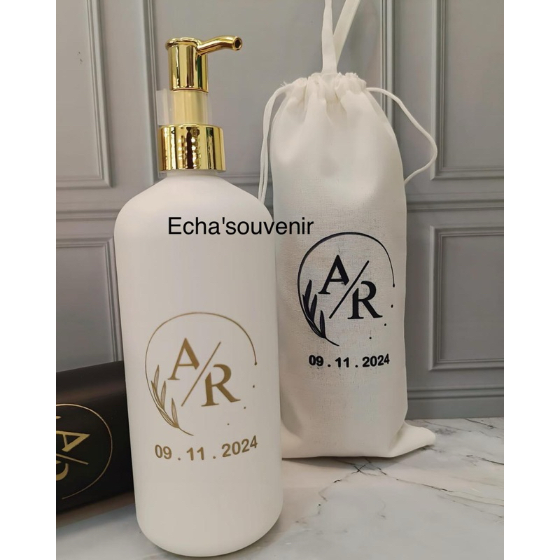 SOUVENIR TEMPAT SABUN DOFF KEMASAN BLACU / SOUVENIR BOTOL SABUN / SOUVENIR PERNIKAHAN / SOUVENIR WED