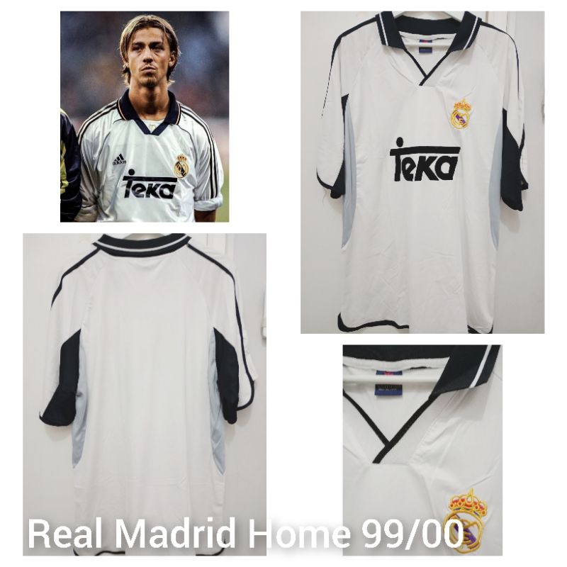 JERSEY REAL MADRID HOME 1999/2000 MULTISPORT RETRO