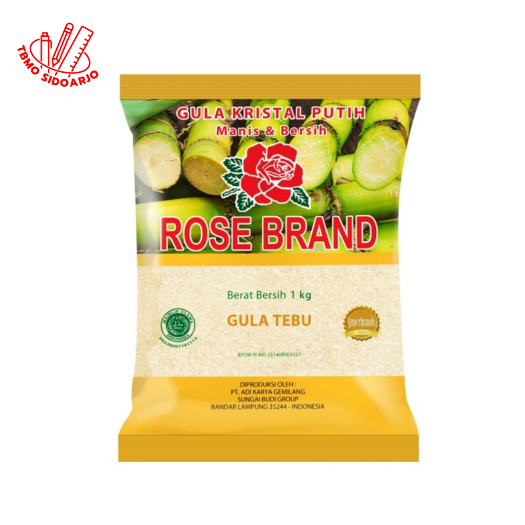 

TBMO Gula Pasir / Gula Tebu / Gula Kristal Rose brand / Gula Legine