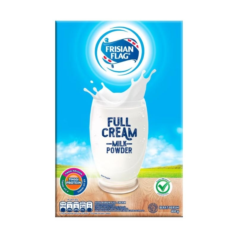 

Frisian Flag Fullcream Purefarm 400g & 800g / Susu Bendera