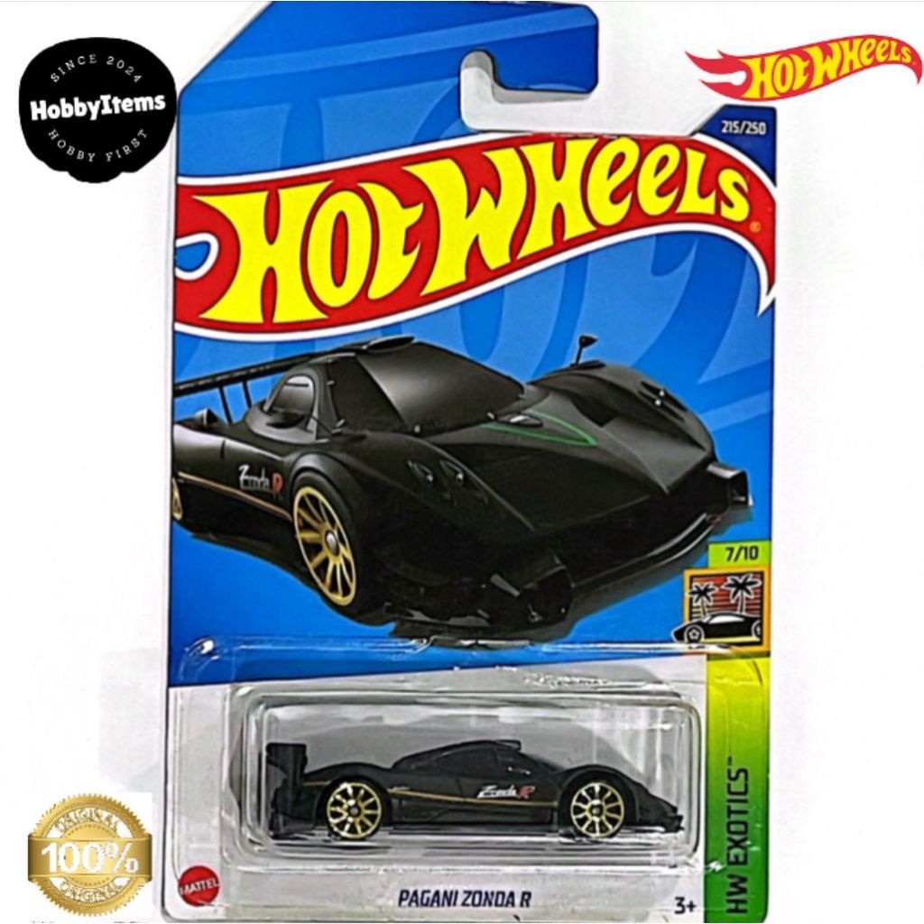 Hot Wheels Pagani Zonda R Black - Mobil Diecast Koleksi Eksklusif