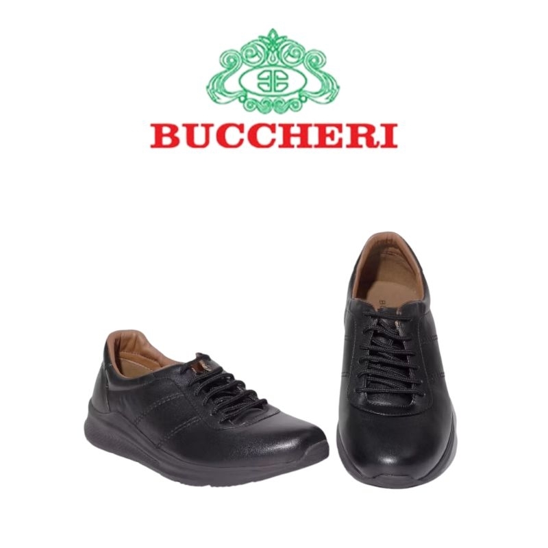 BUCCHERI JAKUB Sepatu Pria Formal Full Leather-ba3070-black
