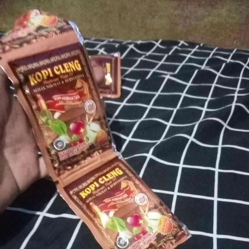 

isi 10 sachet kopi bubuk instant minuman clenge