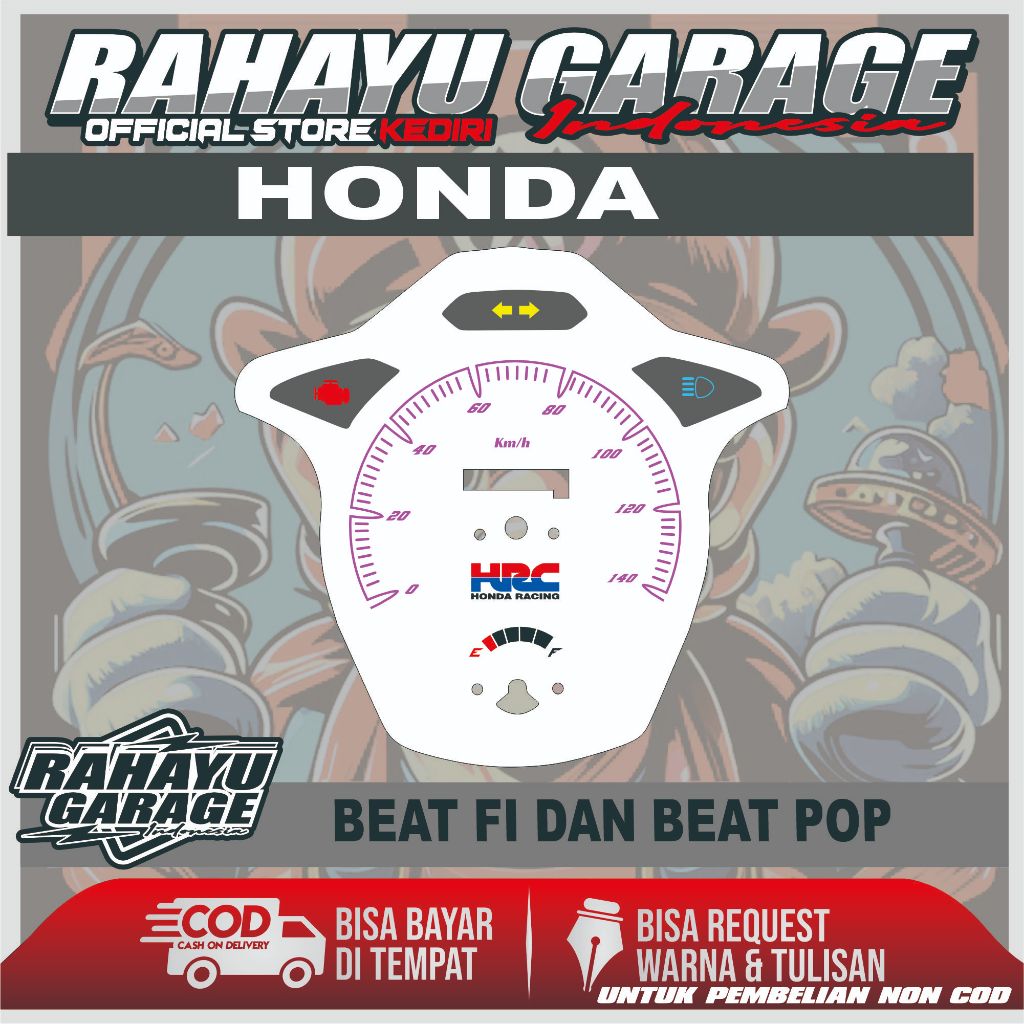 PAPAN SPEEDOMETER CUSTOM HONDA BEAT FI