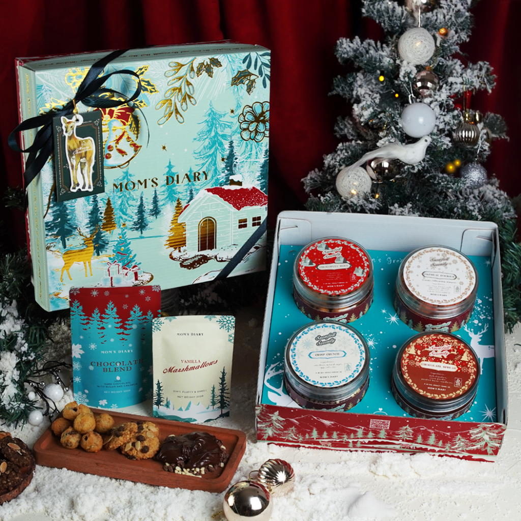 

Hampers Natal / Christmas Hampers / Parcel Natal / New Year Hampers - Deluxe Eid - Spesial Chocolate Heaven 4 Jar