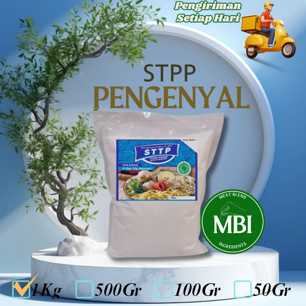 

STPP Premium Ultra | Pengenyal Bakso, Mie, Sosis, Nugget Food Grade (1Kg)