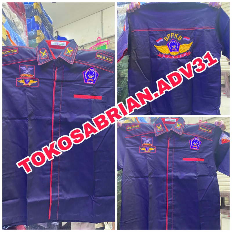 Kemeja BPPKB Baju BPPKB Seragam BPPKB Tangan Pendek