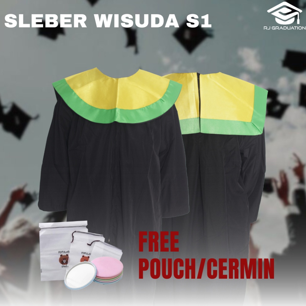 Top Sale Best Seller Sleber Wisuda  Kerah Wisuda  Atribut Wisuda Slaber Toga Wisuda