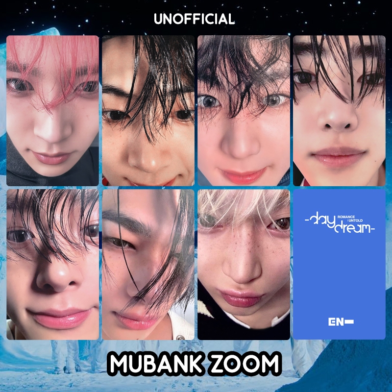 ENHYPEN PC Zoom RU Daydream Photocard Unofficial Engene Heeseung Jay Jake Sunghoon Sunoo Jungwon Ni-