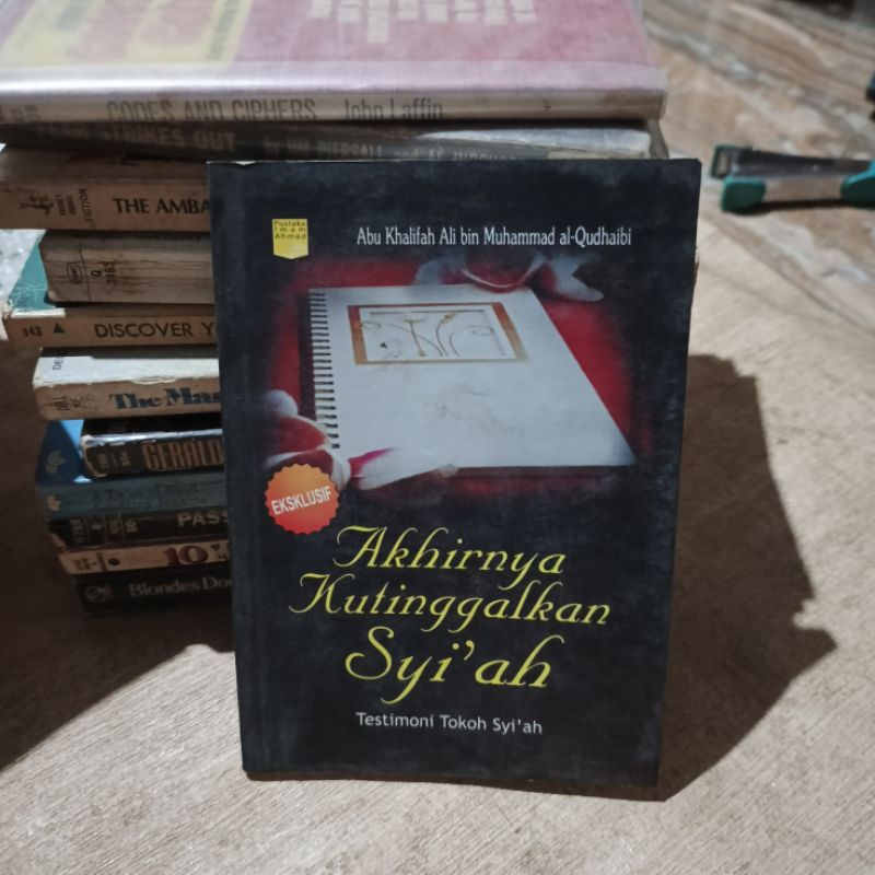 Buku akhirnya kutinggalkan syi'ah original