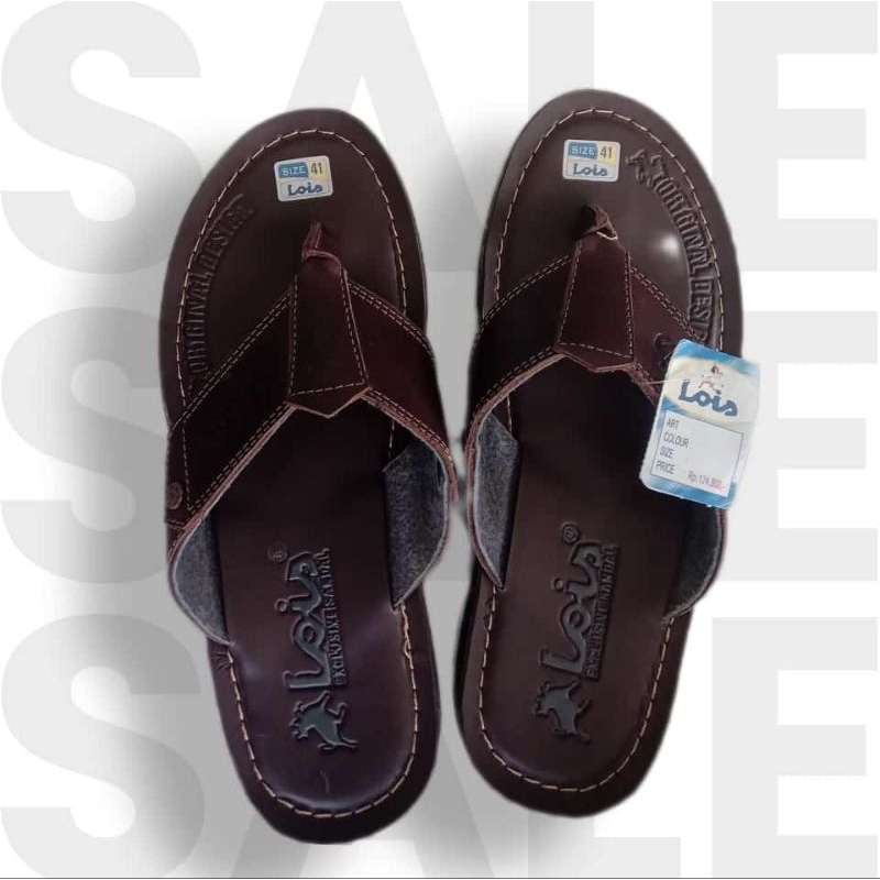 Sandal kulit pria lois