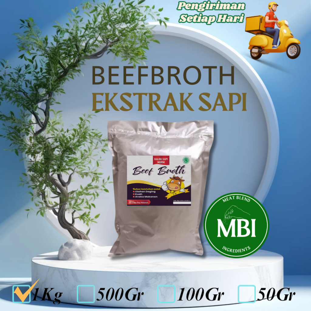 

Beefbroth | Beef Broth | Kaldu Sapi Murni | Ekstrak Sapi Murni (1Kg)