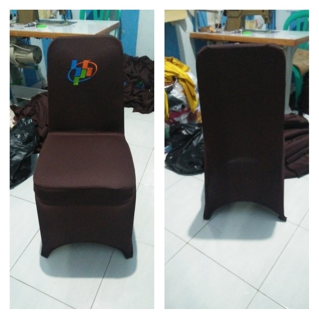 SARUNG KURSI FUTURA KETAT COKLAT KOPI  - SARUNG KURSI FUTURA- SARUNG KURSI