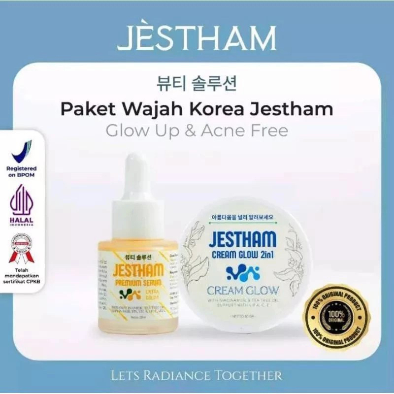 Jestham Cream Glow 2in1 ORIGINAL