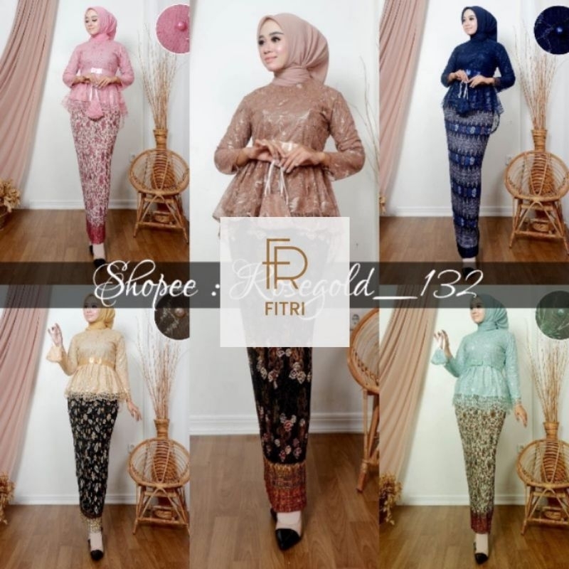 (Dijamin Realpict) SET KEBAYA AURORA PITA TERLARIS / KEBAYA FAVORITE / KEBAYA MODERN / KEBAYA REMAJA