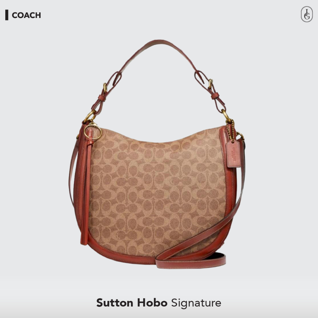Coach Sutton Hobo Signature