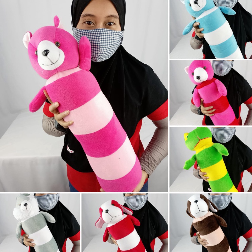 Paling Menarik  Boneka Guling Tanggung Kepala Velboa Sni