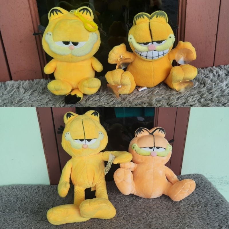 Boneka + Ganci Garfield Odie Like New Tag berBRAND limited gembul