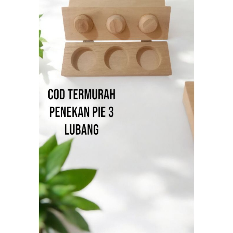Cetakan pie cetakan+penekan pie dari kayu pilihan cetakan pie termurah