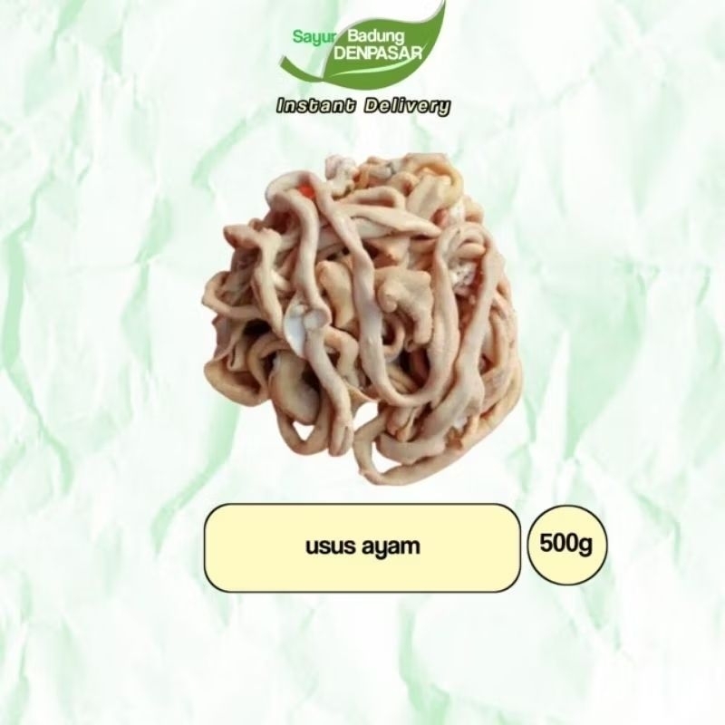 

Usus ayam _ Sayur Badung