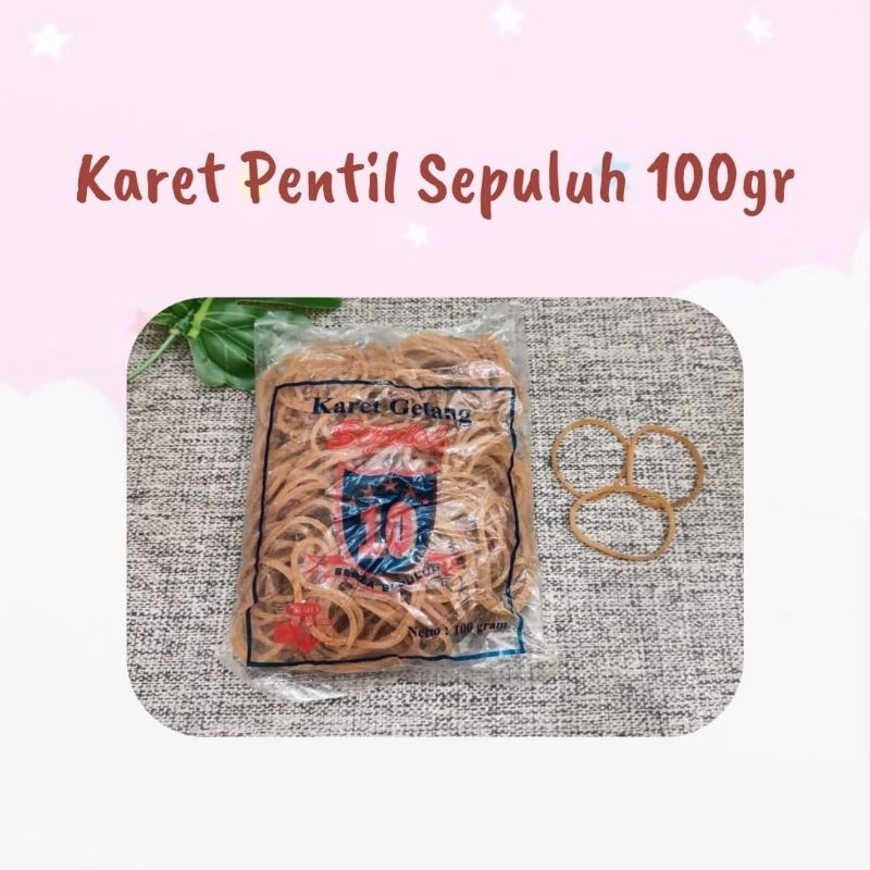 

Karet Pentil Sepuluh [100gr]