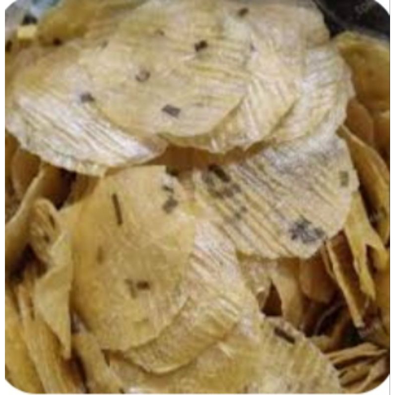 

kecimpring mentah daun bawang renyah dan gurih