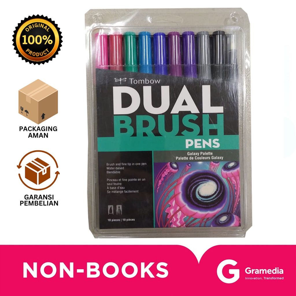

Gramedia Bali - TOMBOW DUAL BRUSH ABT 10 COLOR SET GALAXY PALETTE