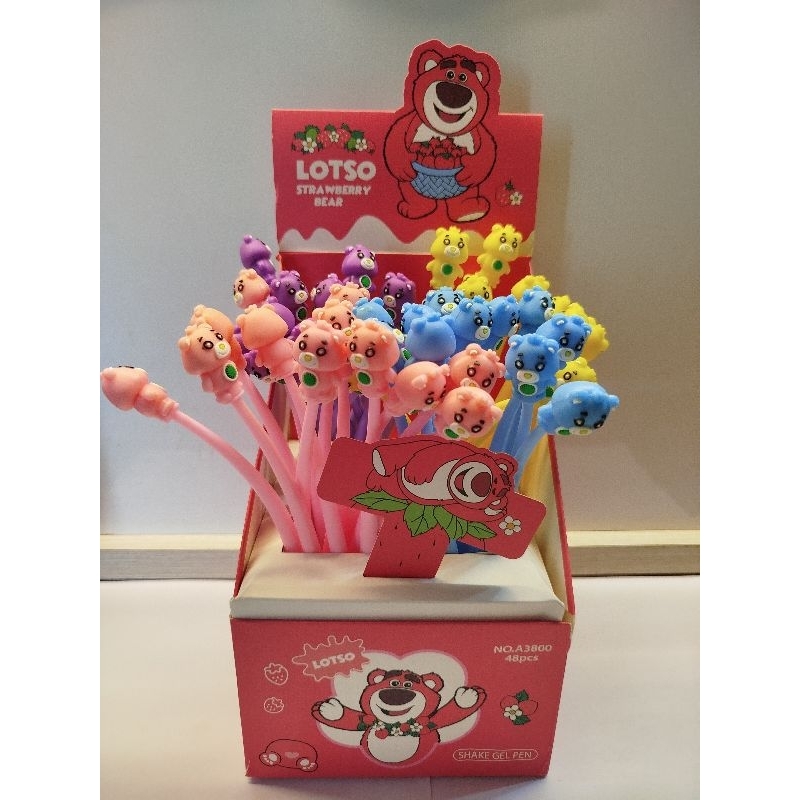 

Pulpen Lentur Labubu 1Box 48pcs || Gel Pen Shake Astronot Kuromi Dinosaurus Lotso || Pulpen Bisa Digoyang || Gel Pen Shake || Pulpen Inul || Pulpen Lentur Hero