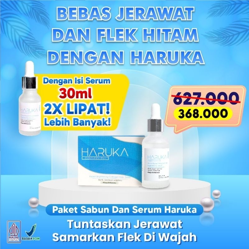 Haruka Skincare Paket Skincare Haruka Untuk Kulit Berjerawat ( BPOM)