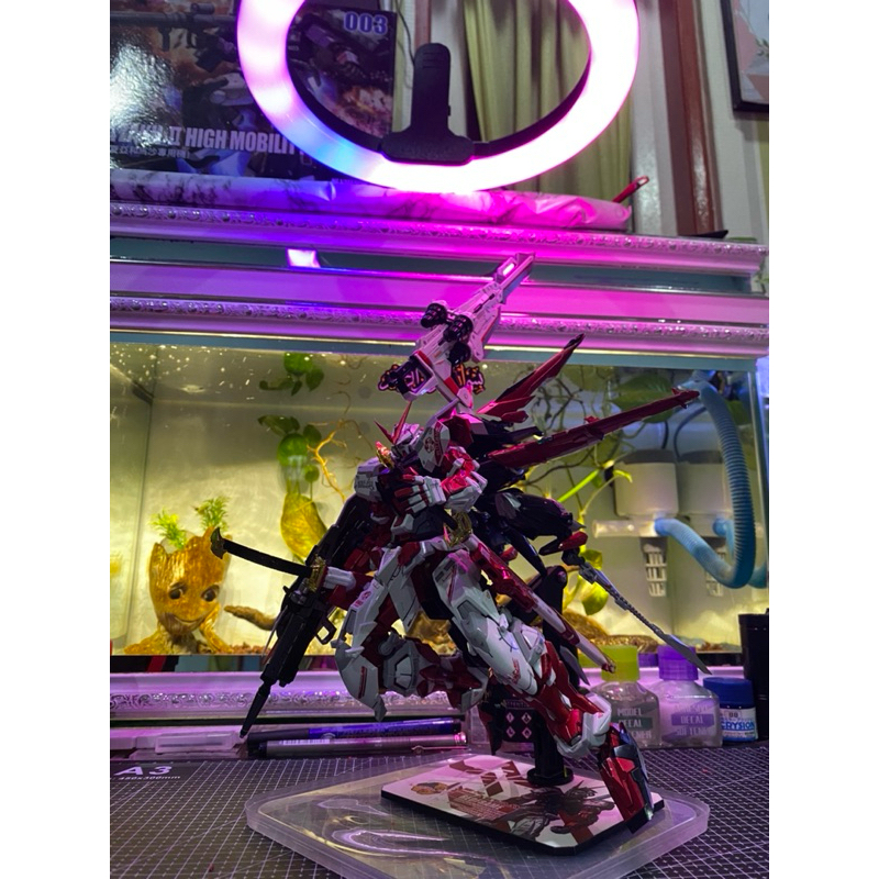 Sold mg astray red frame flight unit metalbuild full repaint custom senjata tambahan caletvwlch dan 