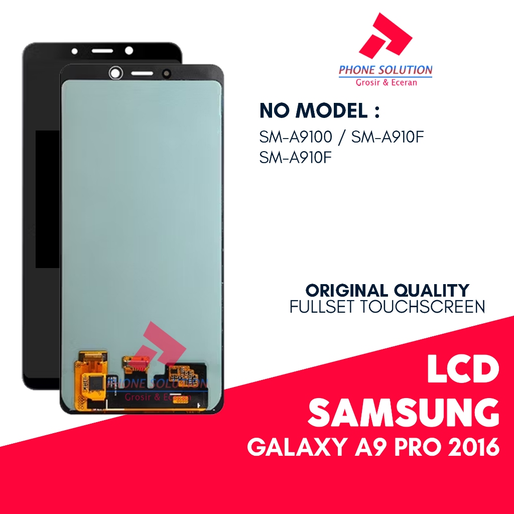 LCD Samsung A9 Pro A910 -  Fullset Touchscreen 100% Original - Garansi 1 Bulan
