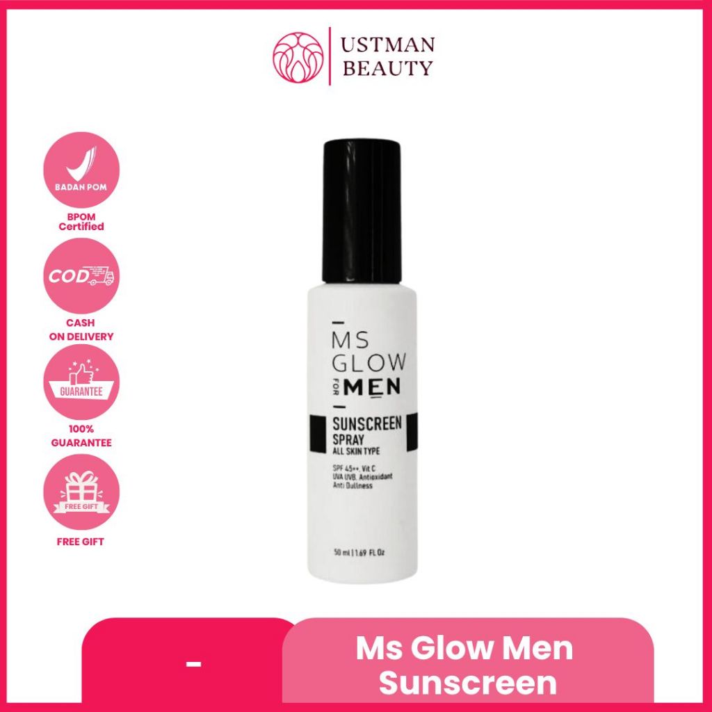 Ms Glow Men Sunscreen Ms Glow Men Perlindungan Sinar UV SALE