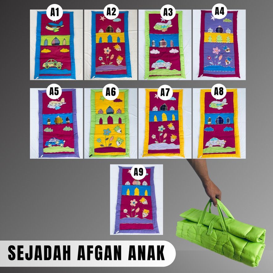 Sejadah Anak/ Sejadah Tebal Anak/ Sejadah Busa Anak