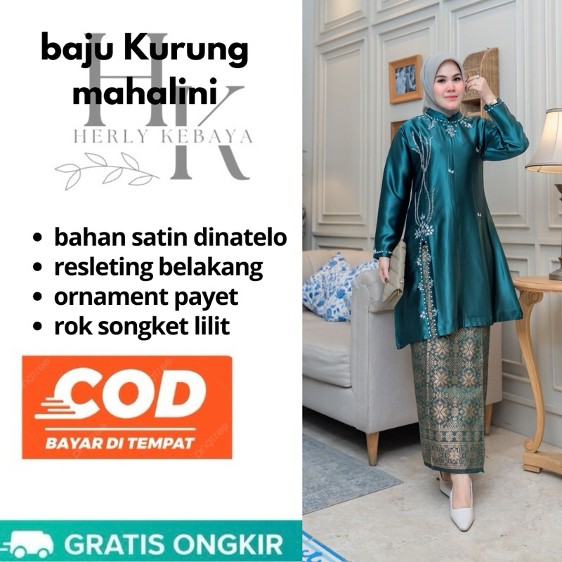[Herly Kebaya] BAJU KURUNG MAHALINI//SET KURUNG//KURUNG MALAYSIA//TUNIK MALAYSIA//BAYAR DI TEMPAT