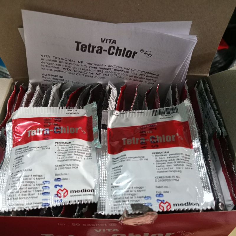 tetra-chlor sachet kapsul