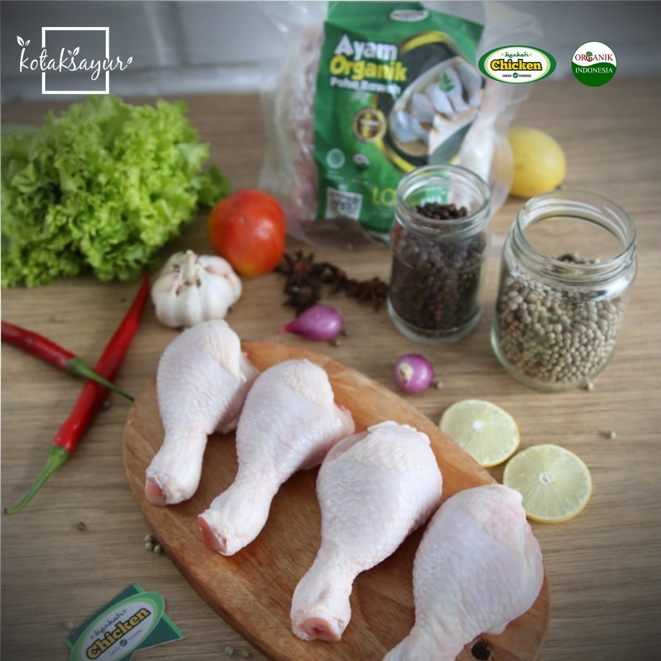 

Berkah Chicken Paha Bawah/Drum Stick Ayam Negeri Probiotik Organik Beku