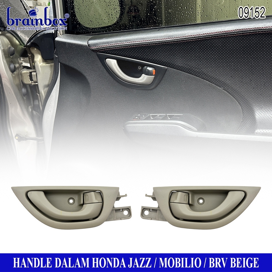 Handle Dalam Honda Jazz Mobilio Brio BRV Tarikan Pintu Dalam Mobil Honda Cream
