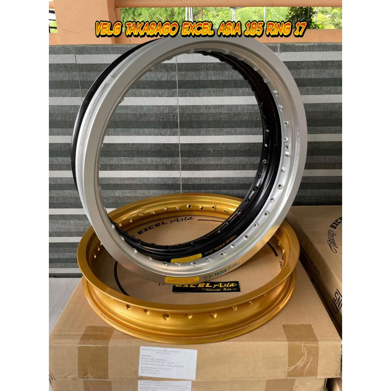 Velg takasago excel Asia ukuran 185 ring 17 / Velg takasago excel Asia uk 185/17